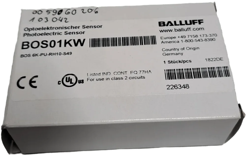 BALLUFF Optoelektronischer Sensor BOS01KW