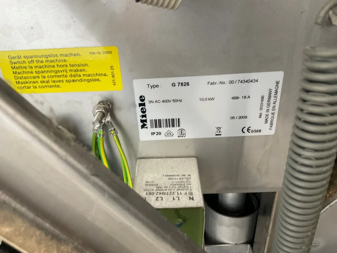 Miele G7826 Lab dish disinfection washmachine - Miscellaneous - 8