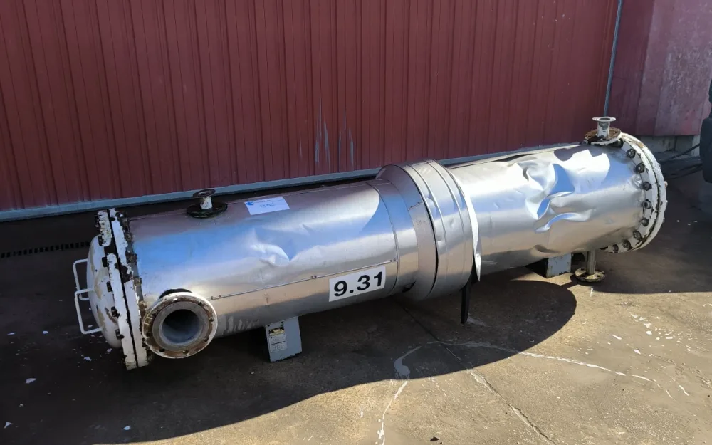 STAINLESS STEEL TUBULAR HEAT EXCHANGER 11.5 M2 MOINTER
