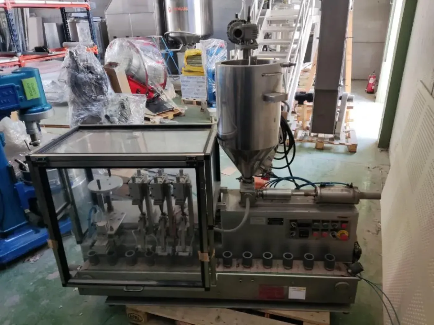 USED ANCIMO DPM-10 TUBE FILLER AND CLOSER - 4