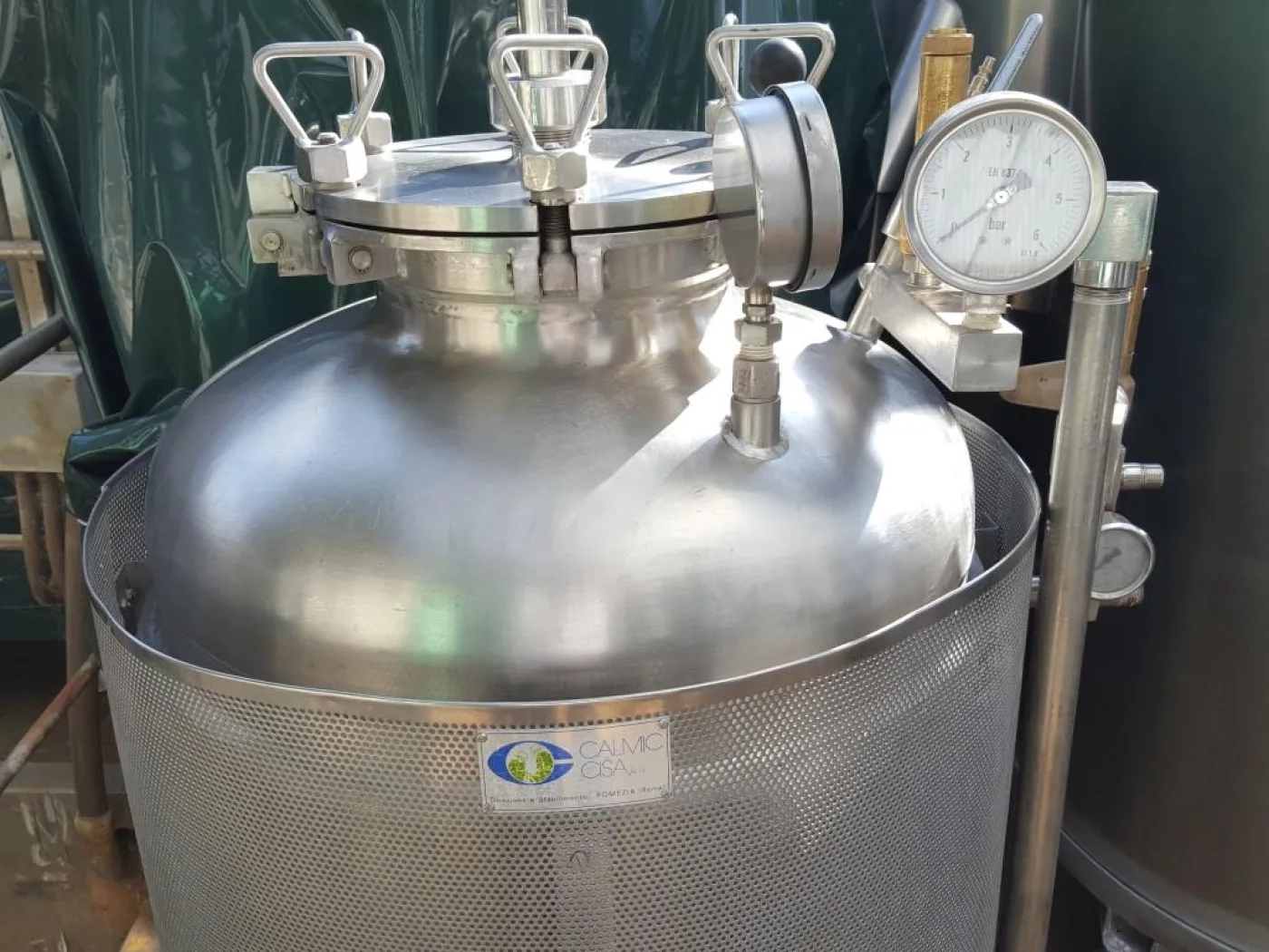 SERBATOIO INOX CARRELLATO – CALMIC CISA MOD. 200 L - 3