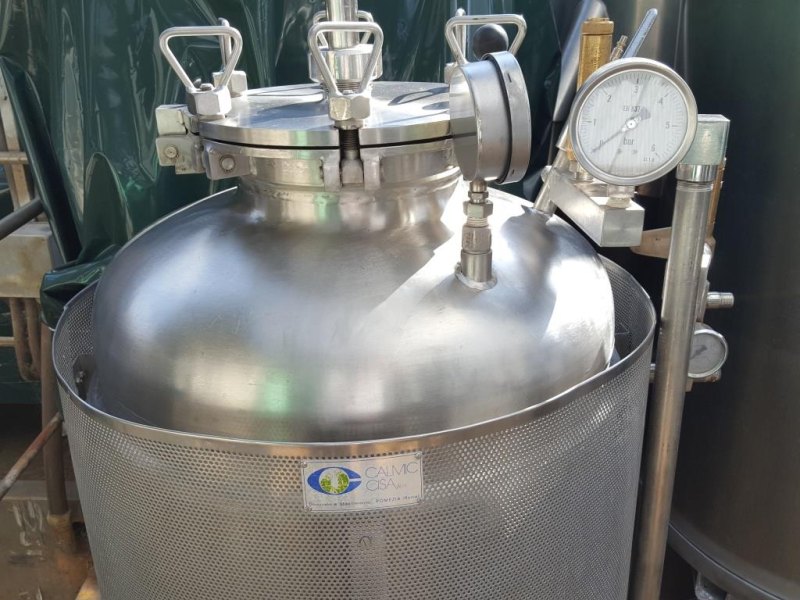 SERBATOIO INOX CARRELLATO – CALMIC CISA MOD. 200 L