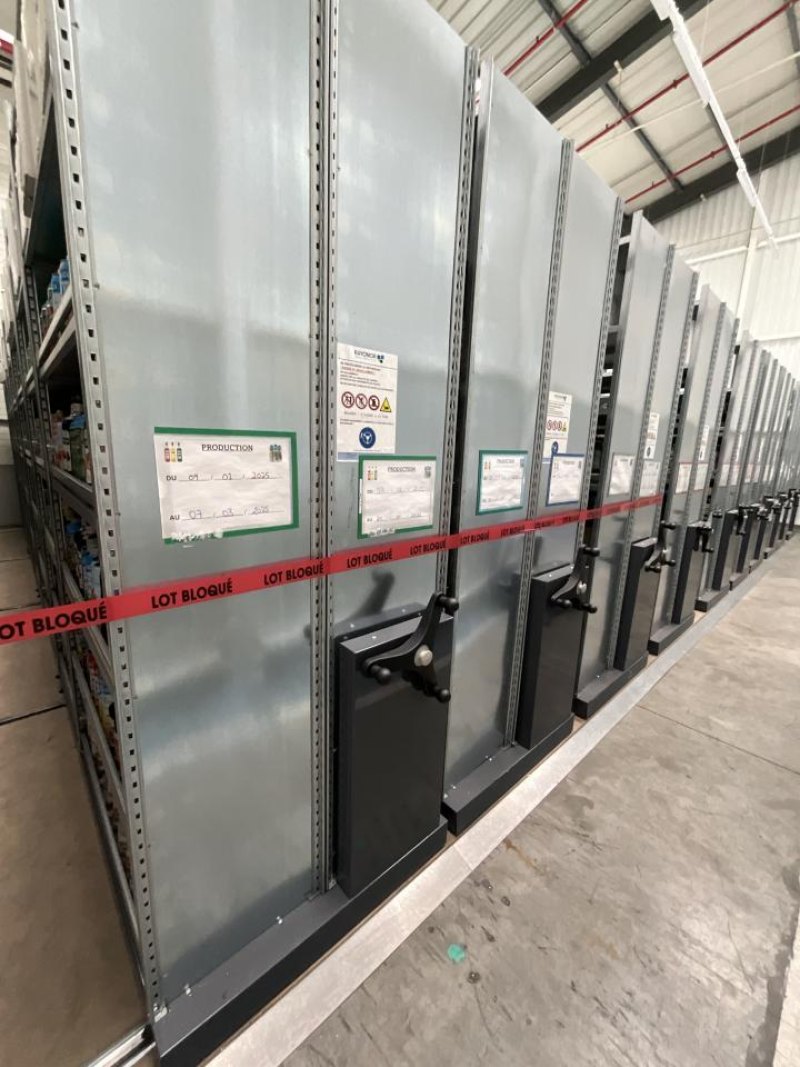Rayonor Document or Sample Archive Storage Racking