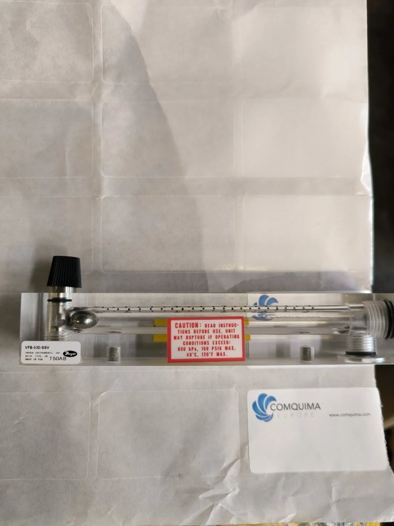 AIR FLOW METER DWYER VISI-FLOAT VFB-53D-SSV