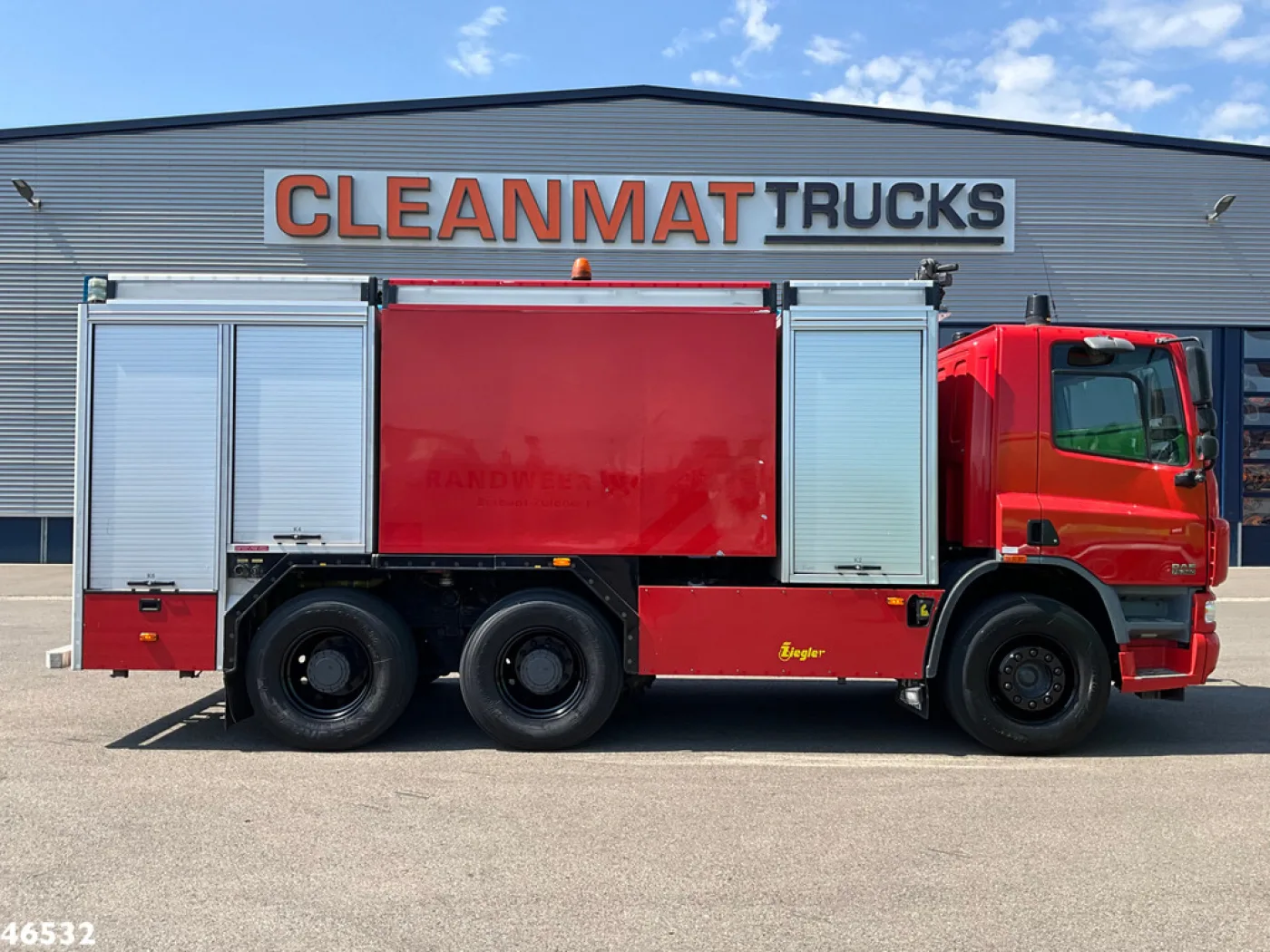 DAF FAT 75 CF 360 6x4 ZIEGLER Brandweer / schuimbluswagen Just 78.346 km! - 8