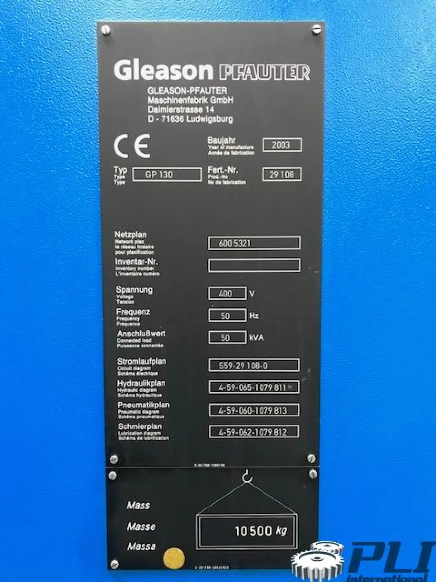 Trimmer – GLEASON PFAUTER GP130 - 3