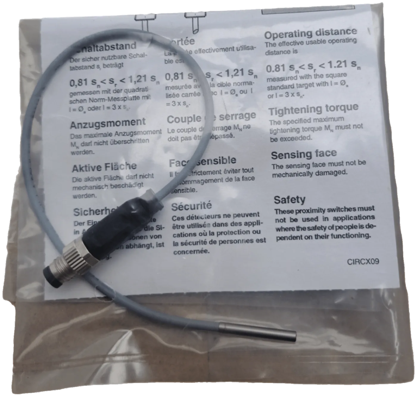 Di-soric Induktiver Näherungssensor INM-300 Miniatur Extended DCC3.0V1.0 PSK-K-TSL - 2