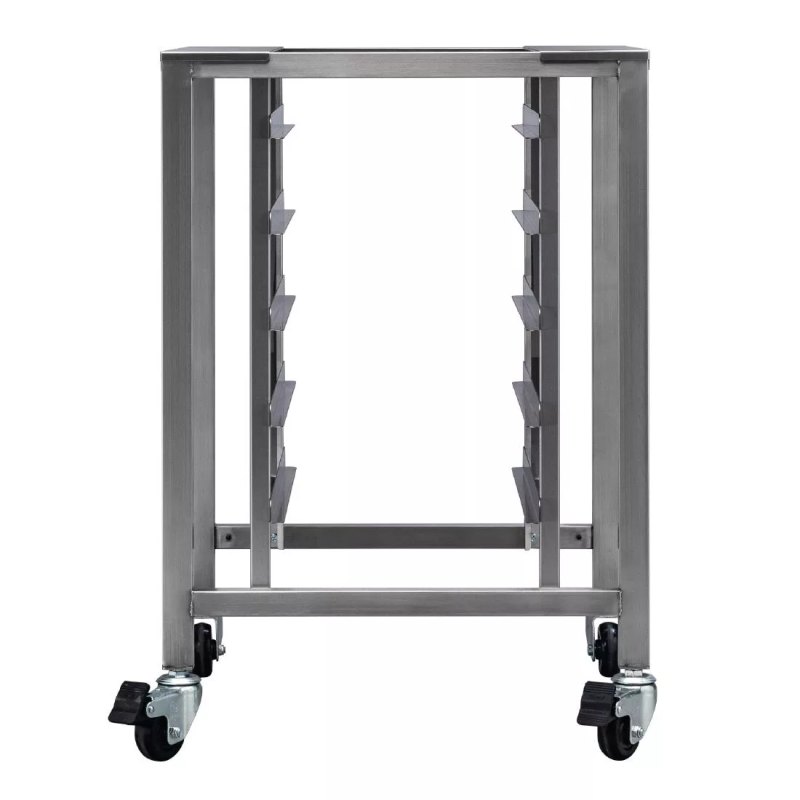 TurboFan Stainless Steel Oven Stand with Castors and Swivel Lock SK33 - islandcatering