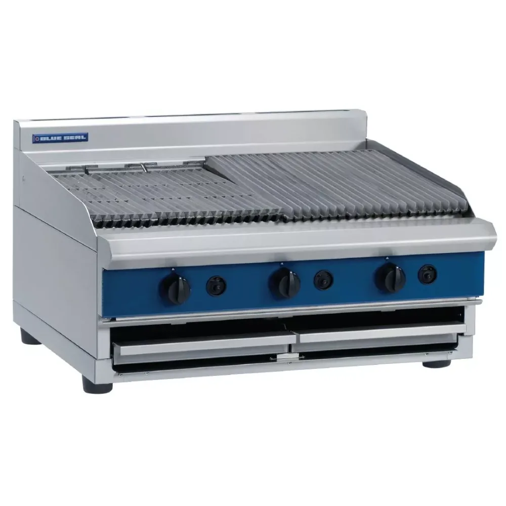 Blue Seal Countertop Chargrill Natural Gas G596 B - islandcatering