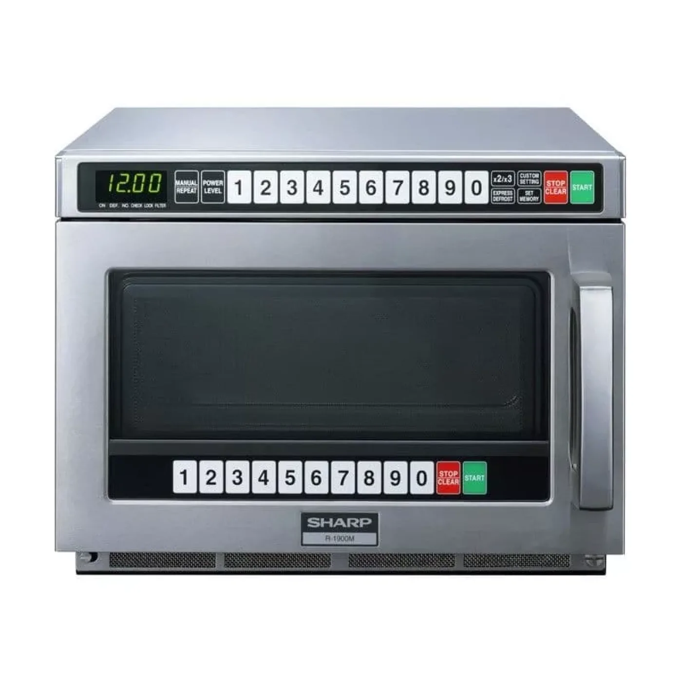 Sharp Microwave R1900M 1900W, Touch controls with 100 memory settings, 11 power levels. - islandcatering - 1