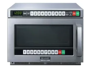 Sharp Microwave R1900M 1900W, Touch controls with 100 memory settings, 11 power levels. - islandcatering