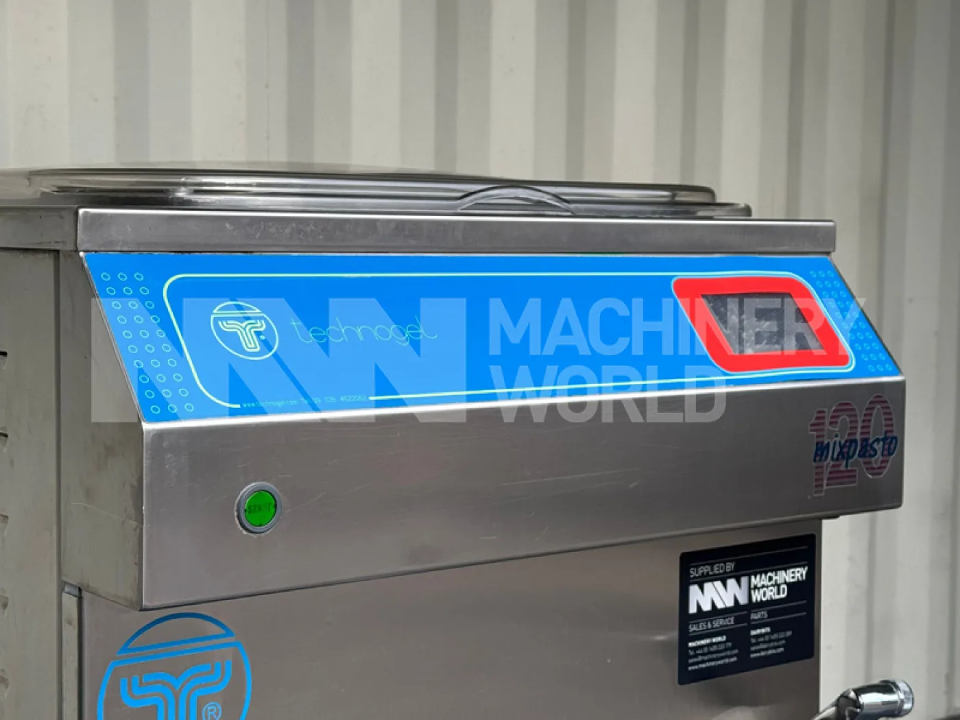 Technogel Mixpasto 120 Touch Ice Cream Batch Pasteuriser (Year 2022) - 8