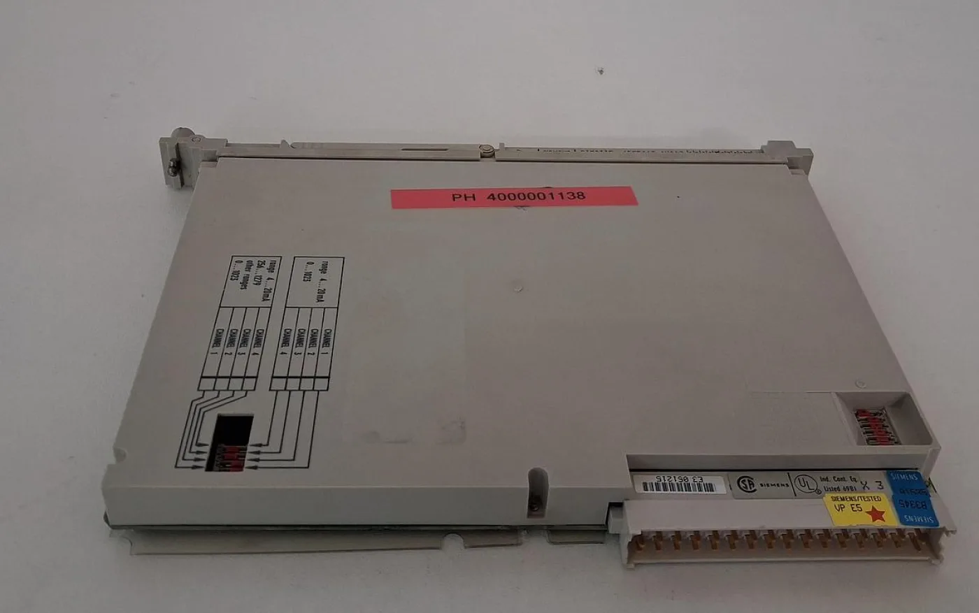 Siemens SIMATIC S5 6ES5 463-4UA12 Analog Input Module - 1