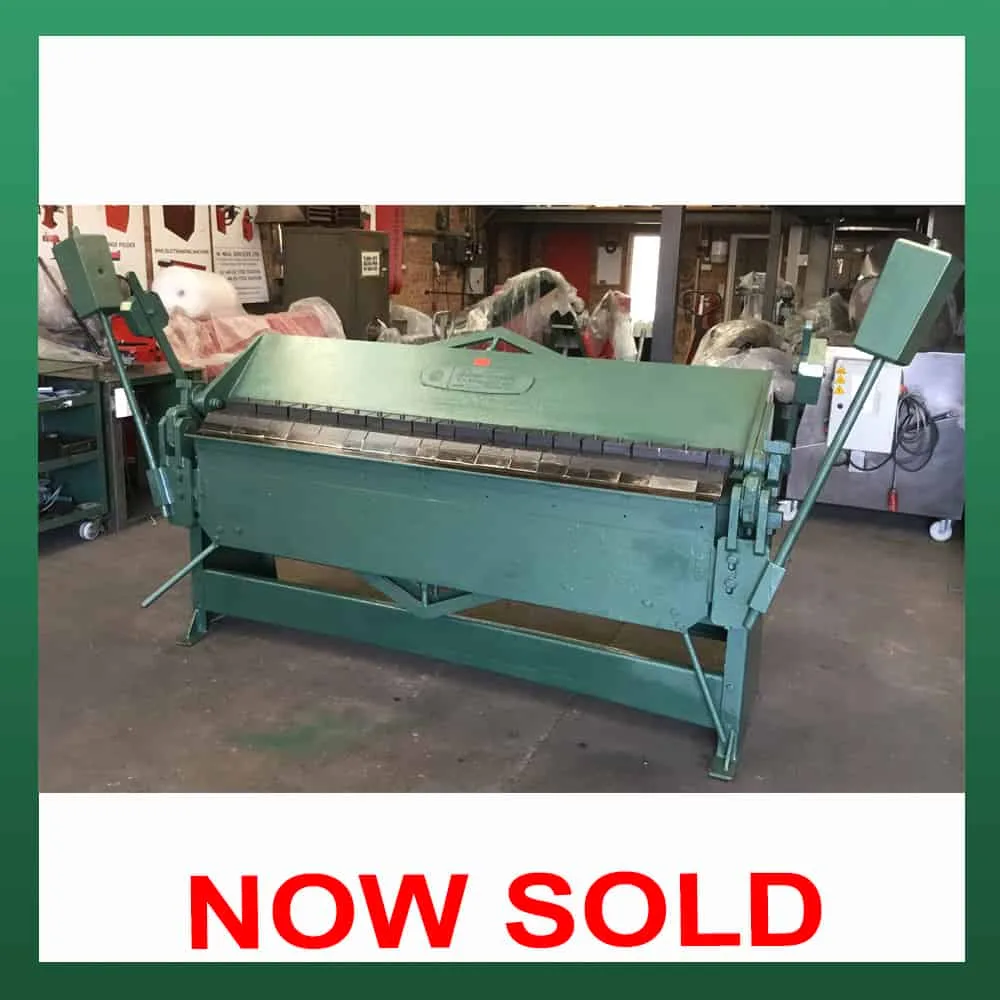 EDWARDS Box and Pan Folder 2000mm - WNS - W. Neal Services Ltd