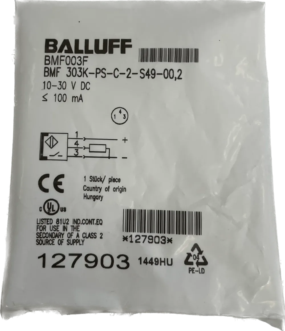 BALLUFF Magnetfeld-Sensoren für mehrere Nutformen BMF 303K-PS-C-2-S49-00,2