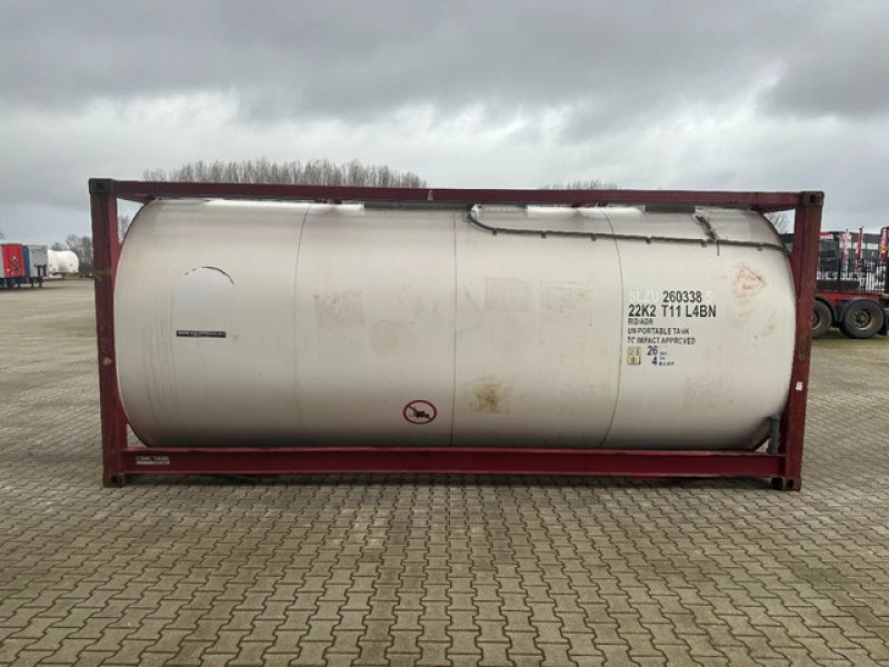 FOOD 20FT ISO / 25.920L-1-COMP. / L4BN / UN Portable / T11 / 5Y – + CSC test: 05-2028