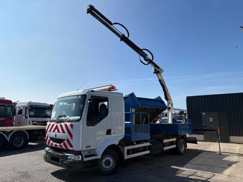 Renault Midlum 220 + PALFINGER PK 6001 + tipper + remote + manual