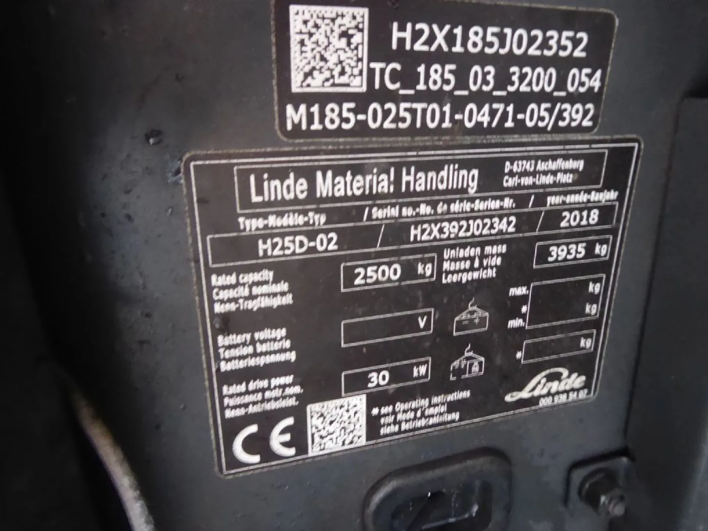 Linde H25D-02 - 4
