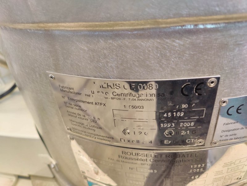 Rousselet RC 40 VX - Basket centrifuge
