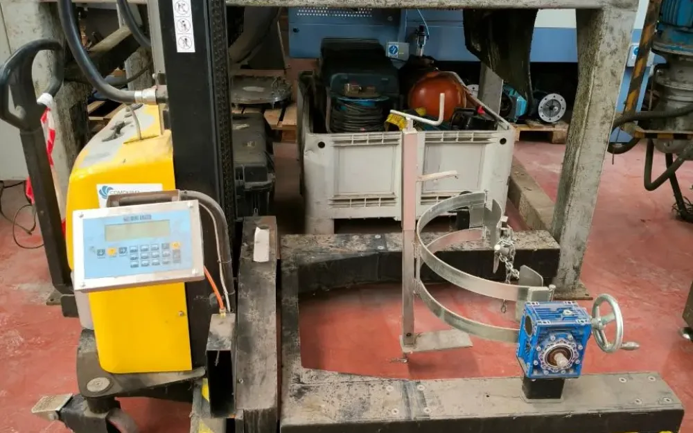 NOVODINAMICA 16007-BP SEMI-AUTOMATIC DRUM TURNER-STACKER