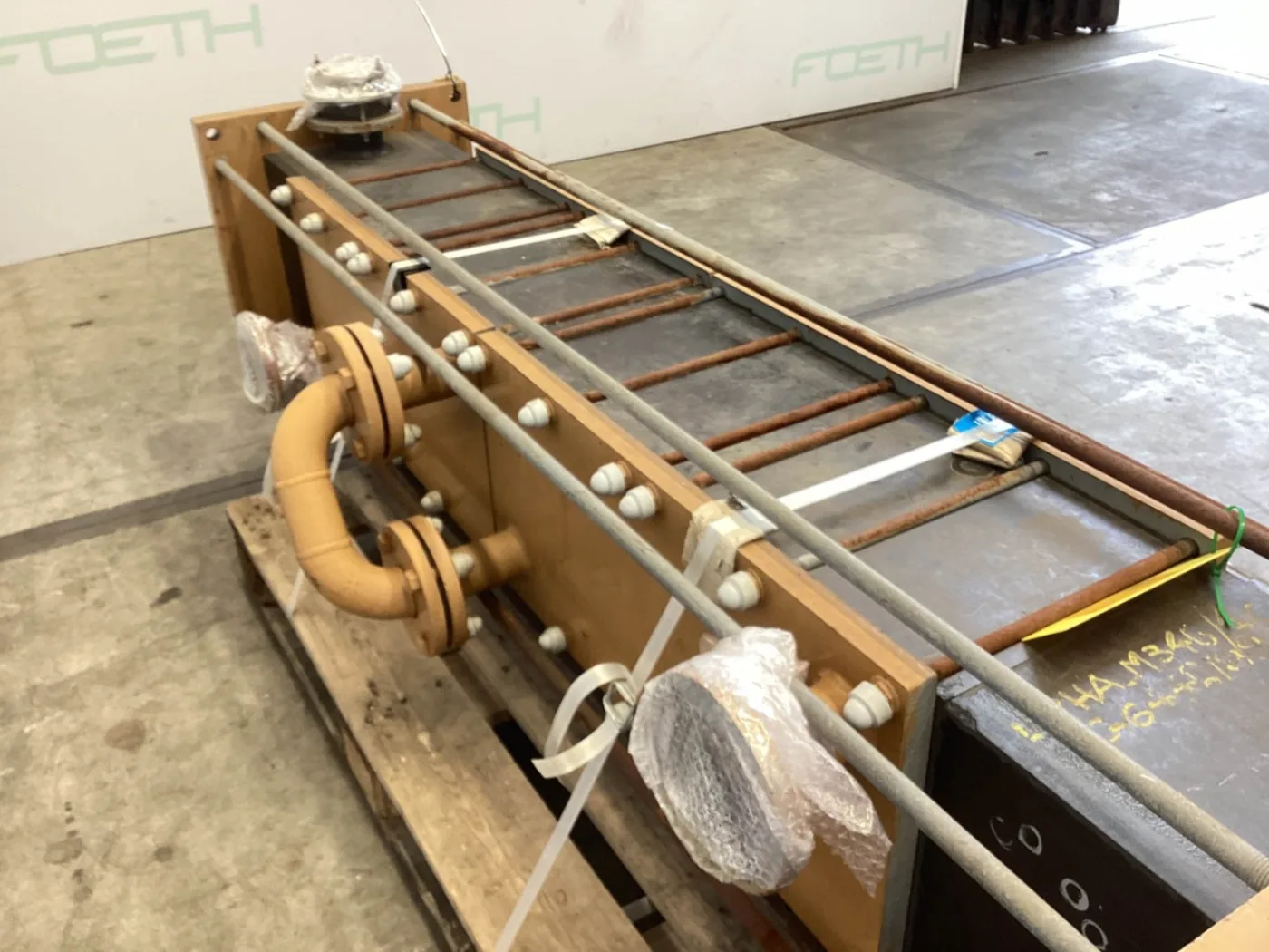 Vicarb Deutschland GmbH "Block Graphite" 16,2 m2 - Shell and tube heat exchanger - 7