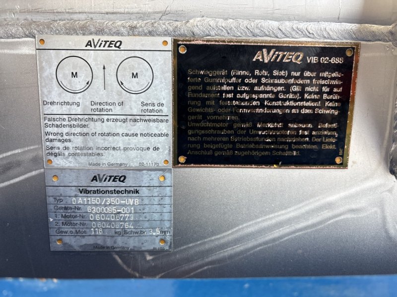 Aviteq OA-1150/350-UVB - Vibro feeder