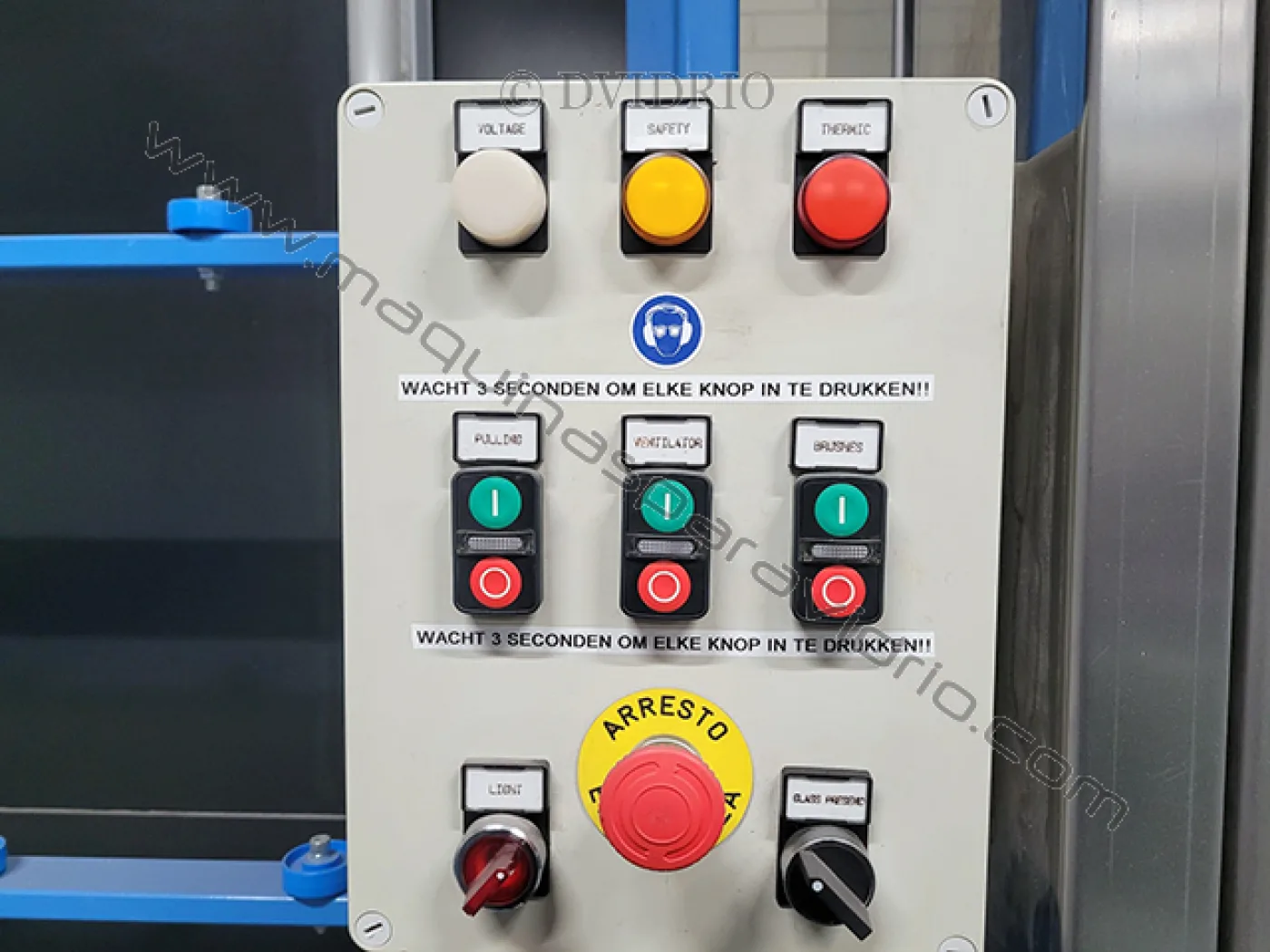 LAVADORA VERTICAL PARA VIDRIO BARETTA - 8