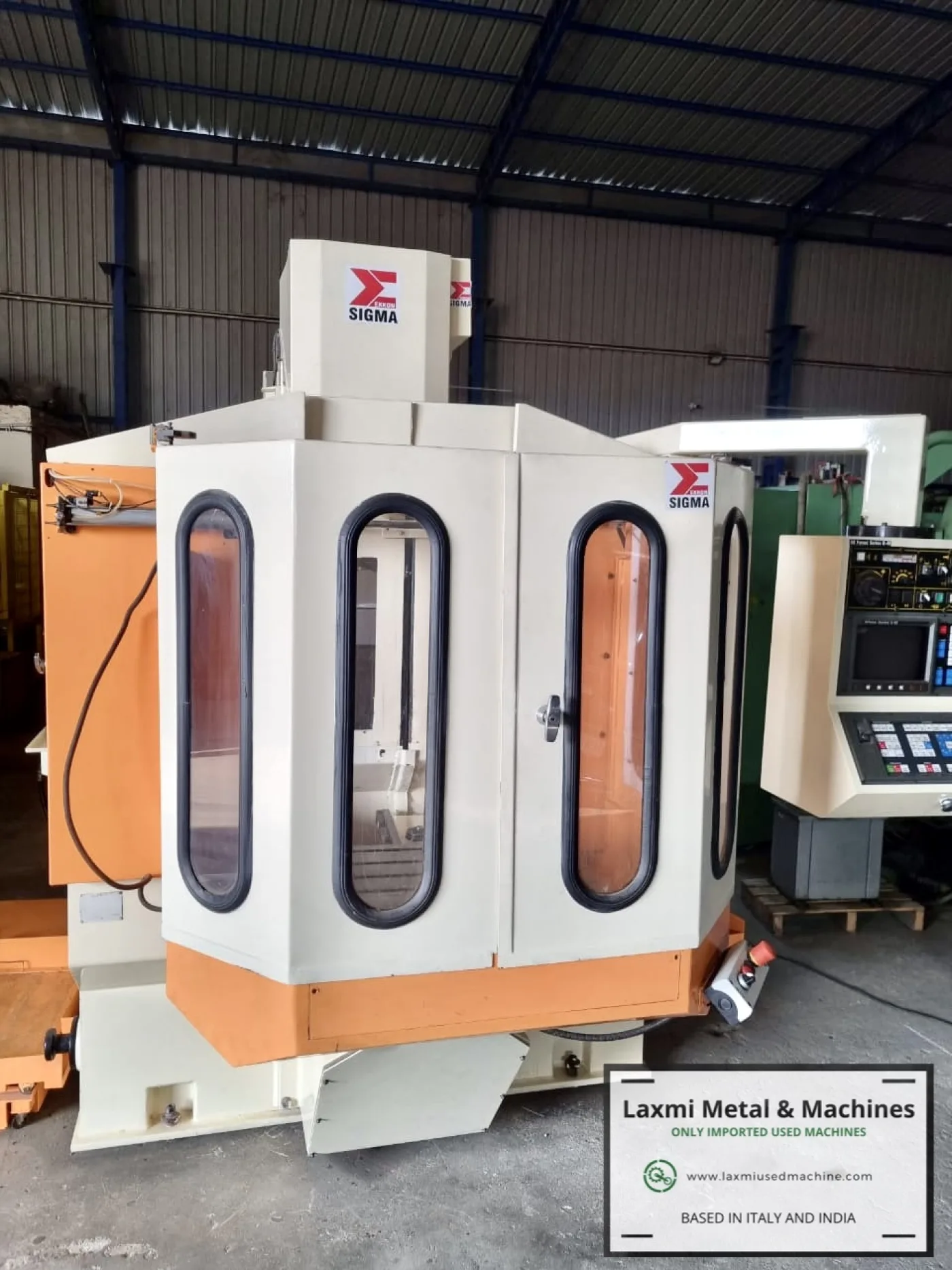 DOUBLE PALLET VMC, SIGMA (Italy) - MISSION 1P - Laxmi Metal & Machines, Rohtak - 8