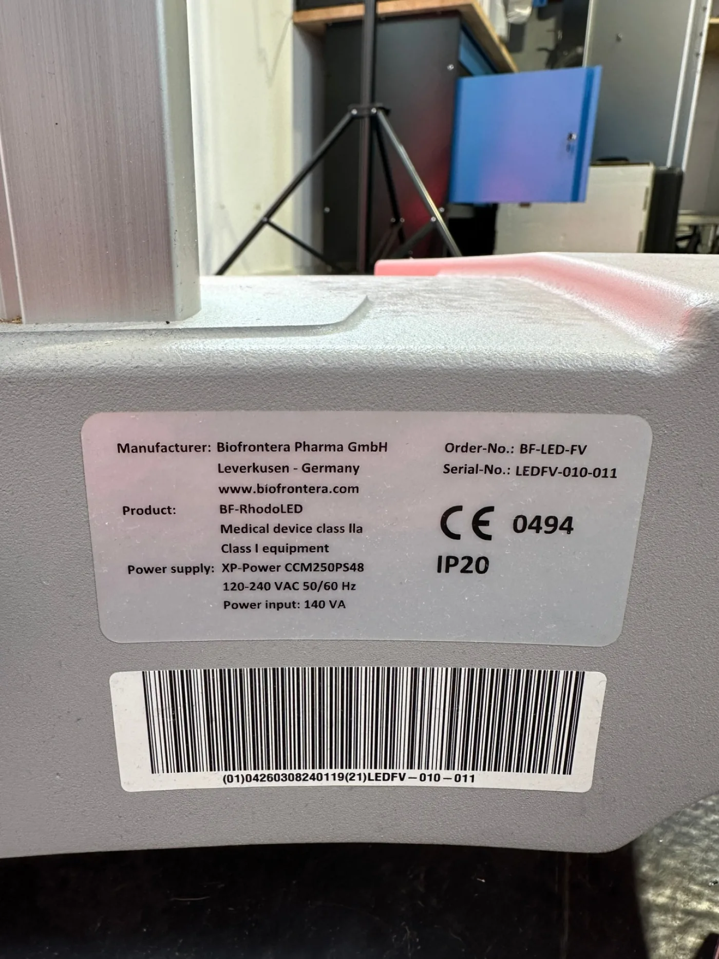 Biofrontera BF-RhodoLED PDT LED Rotlichtlampe - 7