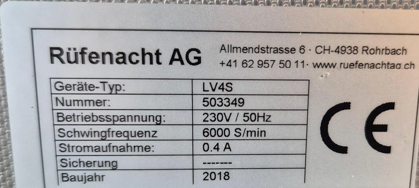 Rüfenacht Linearschwinger Typ LV143 - 6