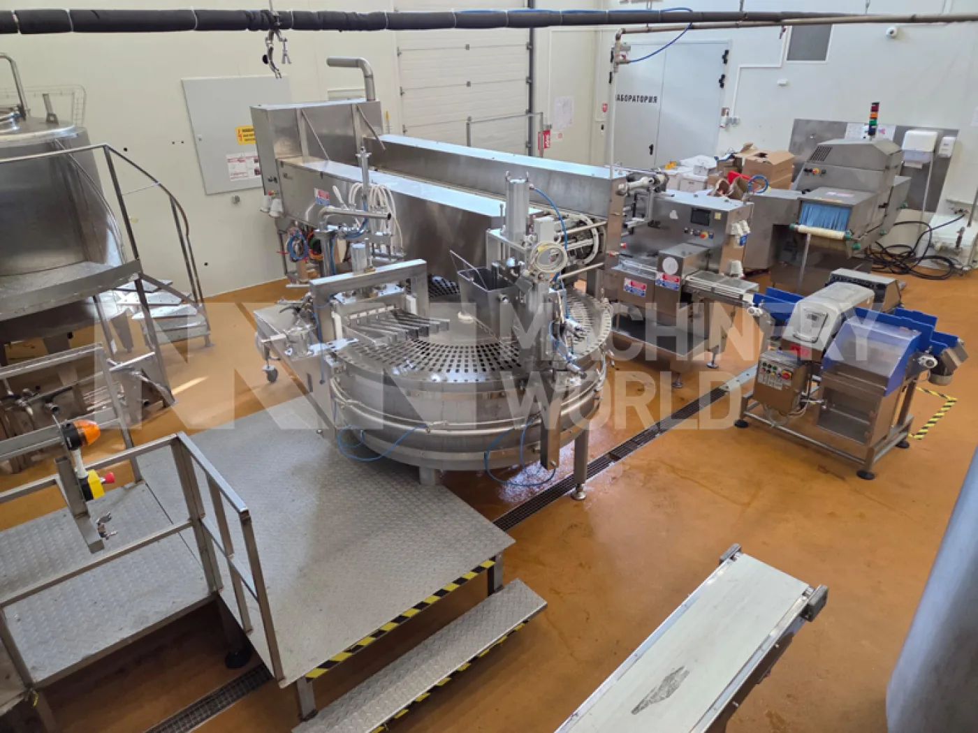 Laief GSL 3 Model Rotary 6 Wide Ice Lolly Popsicle Moulding Machine – 6,000 pcs/hour (Year 2019) - 6