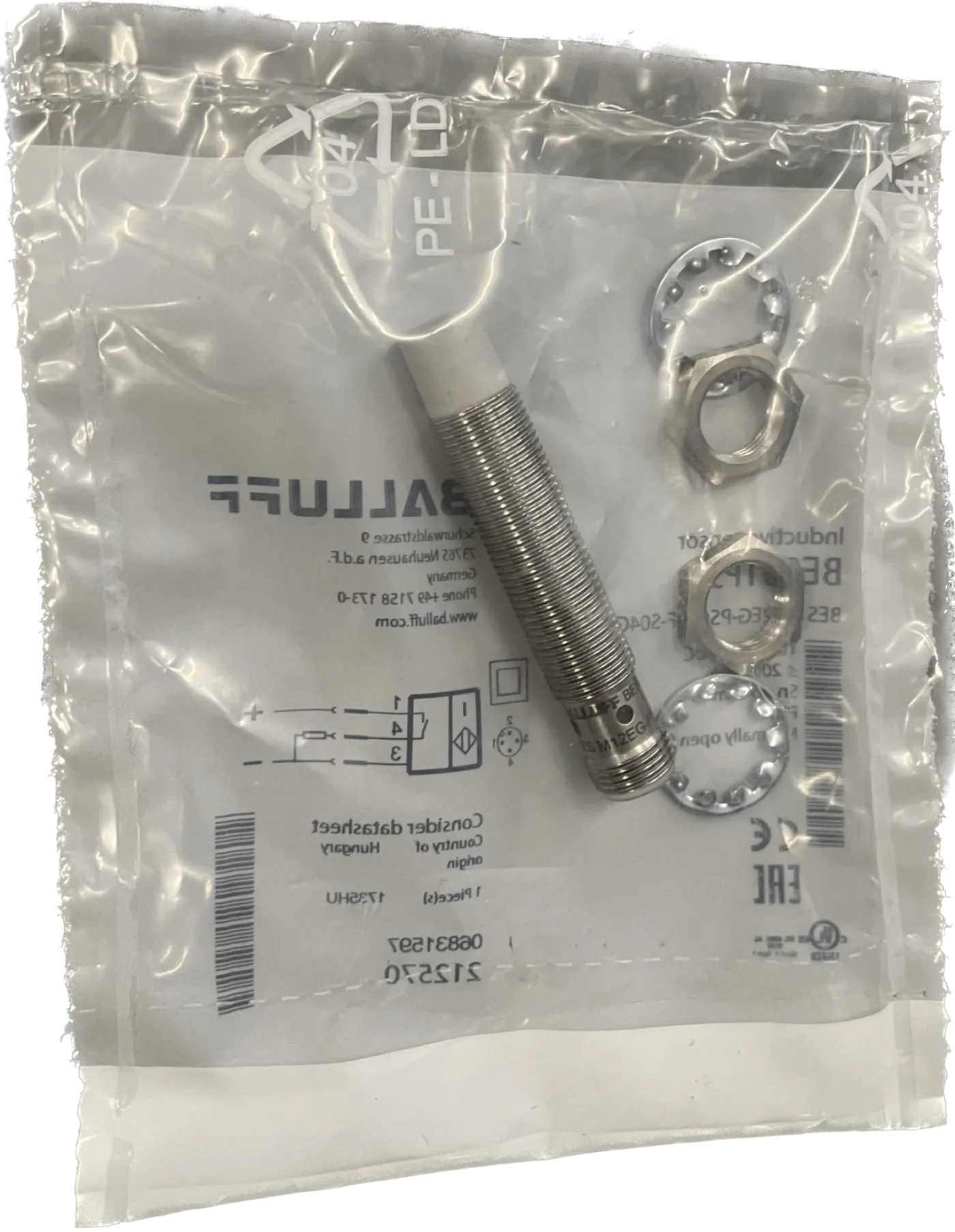 BALLUFF Induktive Standardsensoren mit Vorzugstypen BES M12EG-PSC70F-S04G - 2