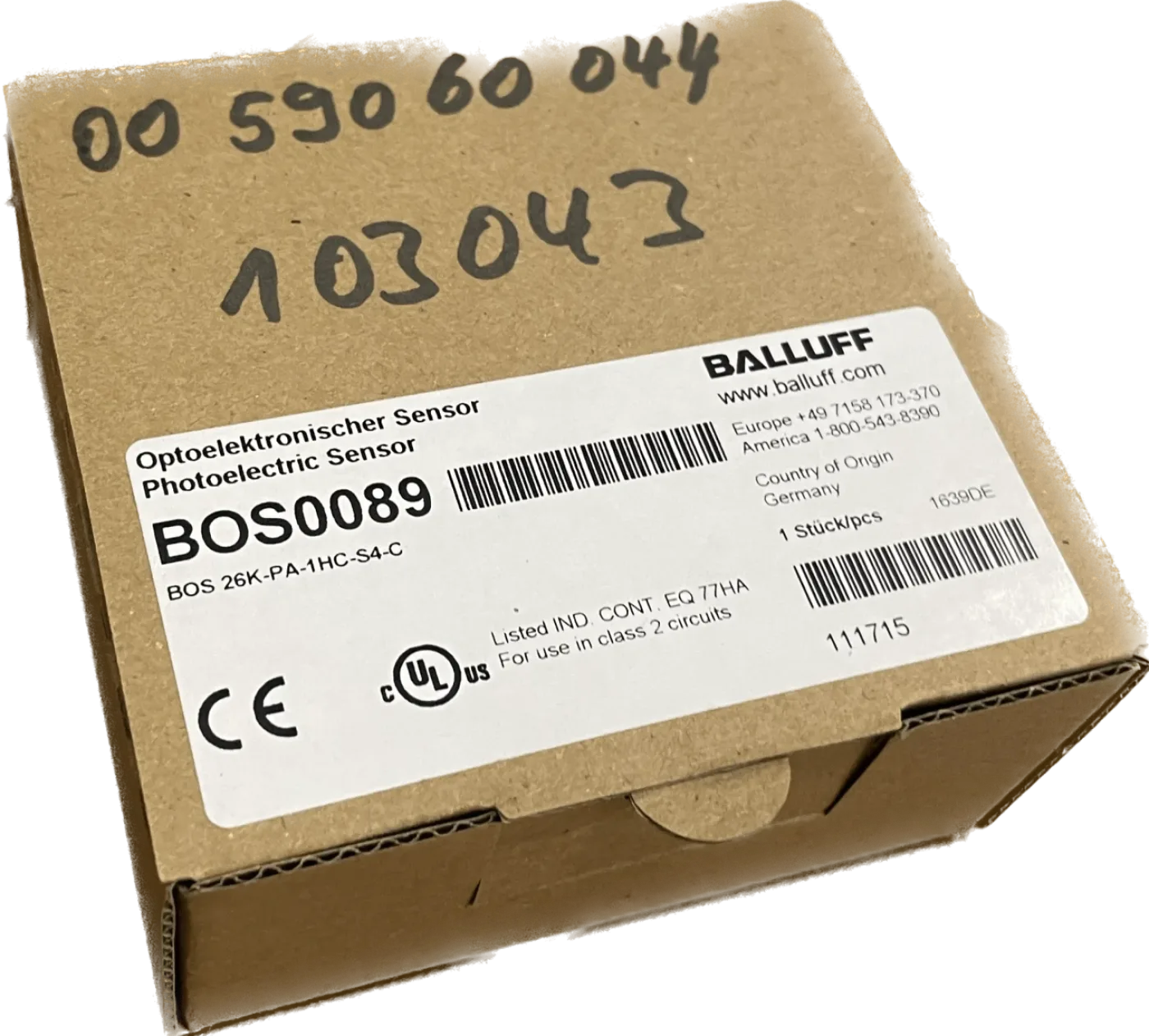 BALLUFF Lichttaster mit Hintergrundausblendung BOS 26K-PA-1HC-S4-C - 1