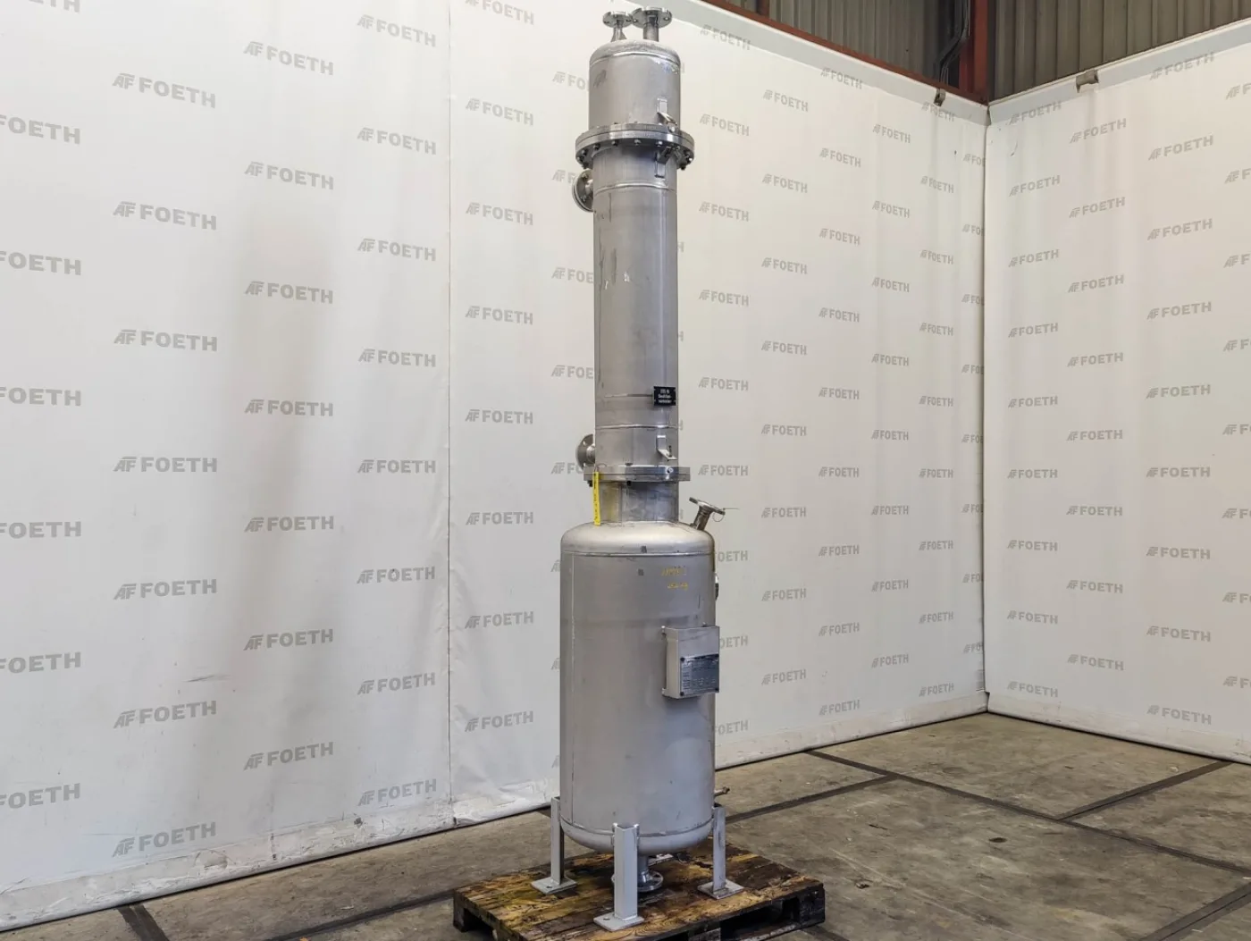 Buss-SMS trickling film cooler 5,7 m2 - Falling film evaporator - 3