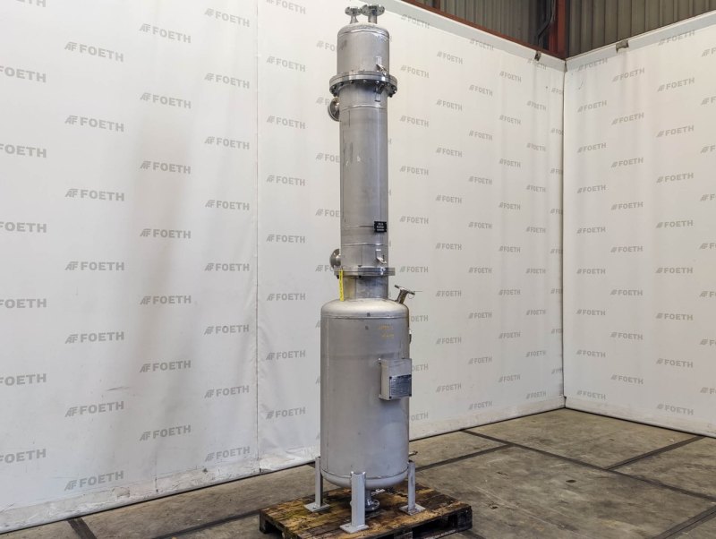 Buss-SMS trickling film cooler 5,7 m2 - Falling film evaporator