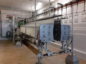 Poultry slaughter line, 3.000 bph