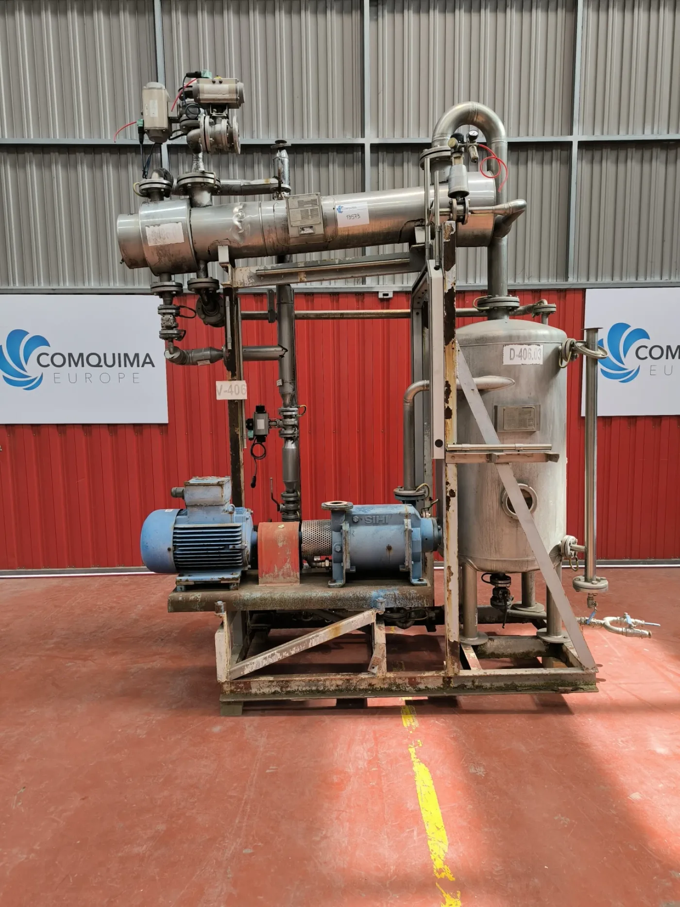 VACUUM SKID TRAP WITH VACUUM PUMP SIHI - 2