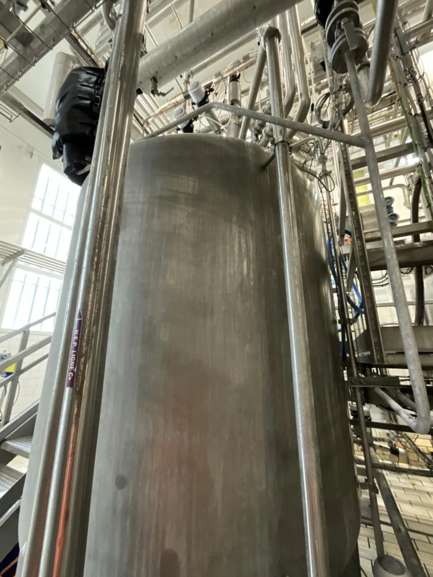 Chaudronnerie Tuyauterie Chaudronnerie Tuyauterie Circa 3000 Litre Stainless Steel Mixing Tank - 5