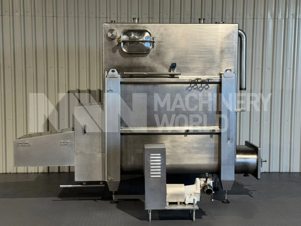 3,000kg Simon Freres Bulk Butter Silo with Twin Screw Auger & Butter Pump