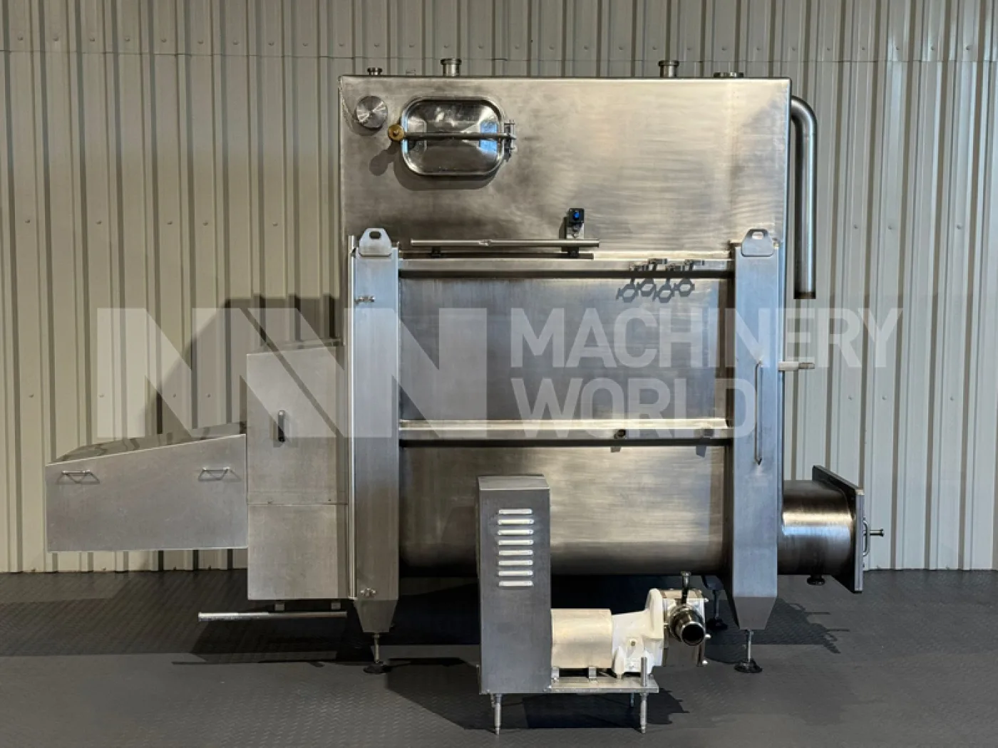 3,000kg Simon Freres Bulk Butter Silo with Twin Screw Auger & Butter Pump - 1