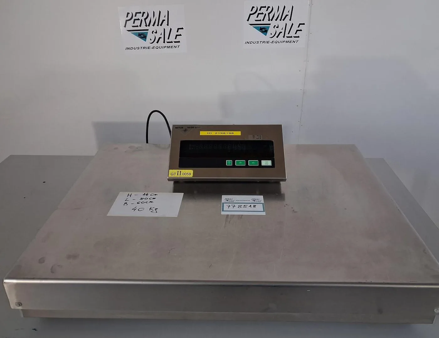 Mettler Toledo Plattformwaage ID1plus-A mit der Wägezelle DCC150ST - 3