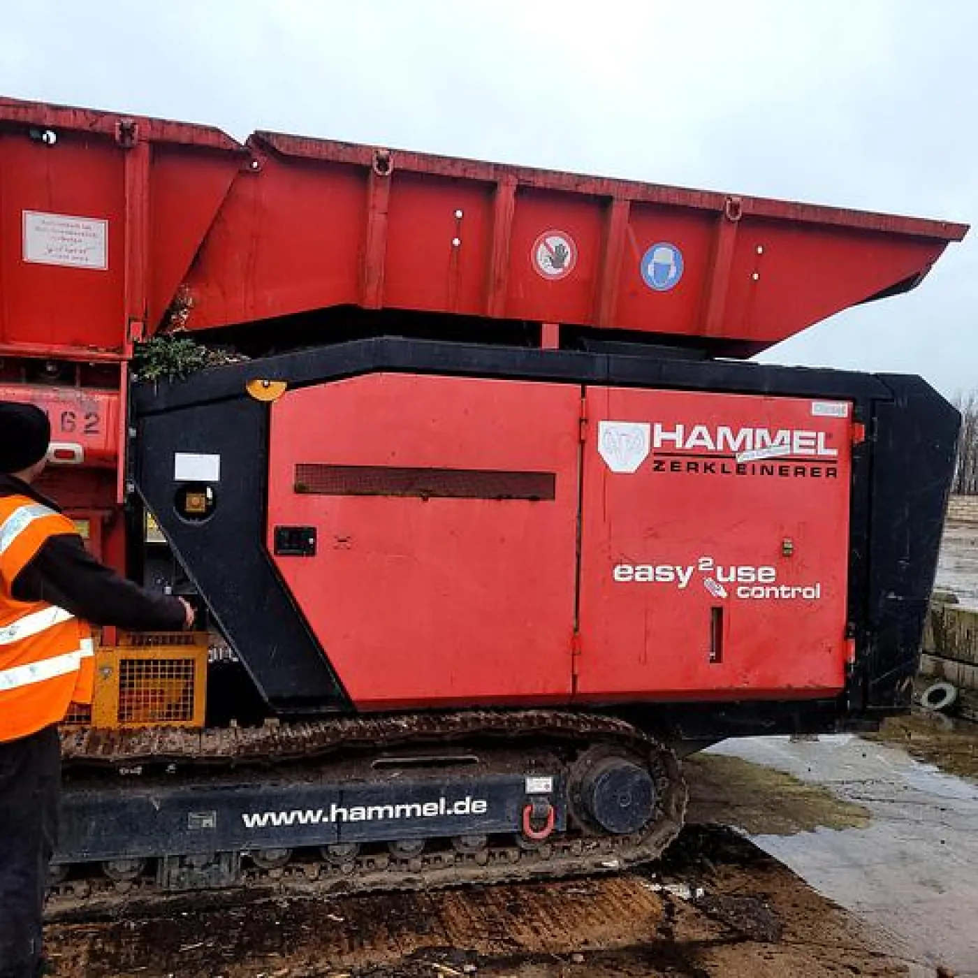 2015 Hammel VB 450 DK Quad Shaft Slow-Speed Shredder - 5