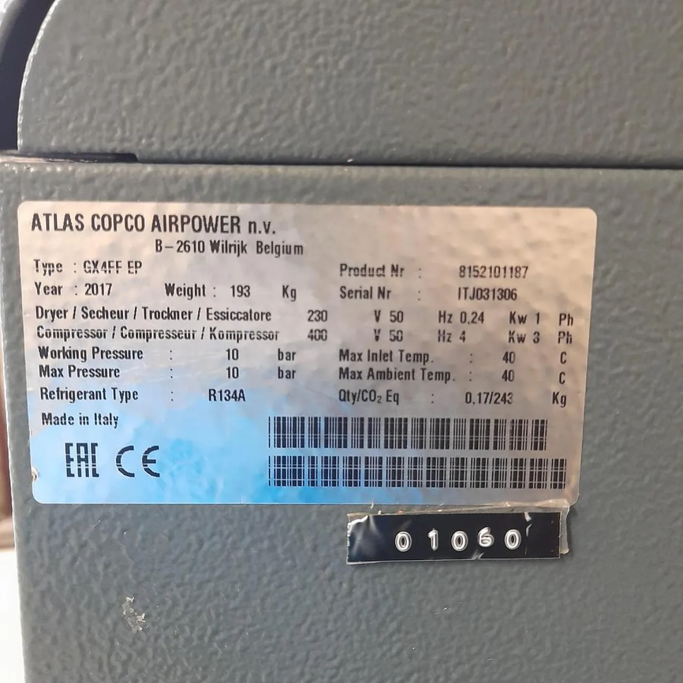 ATLAS COPCO Air Compressor - 5