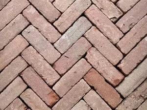 Straatbaksteen Oud Gebakken Rood/Paars