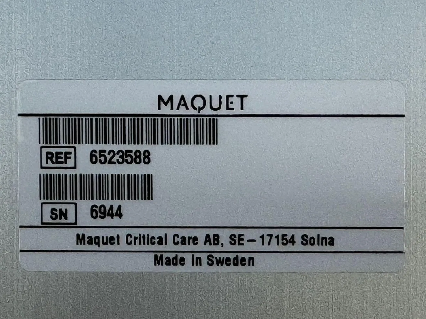 MAQUET CO2 Analyzer REF 6523588 - 6