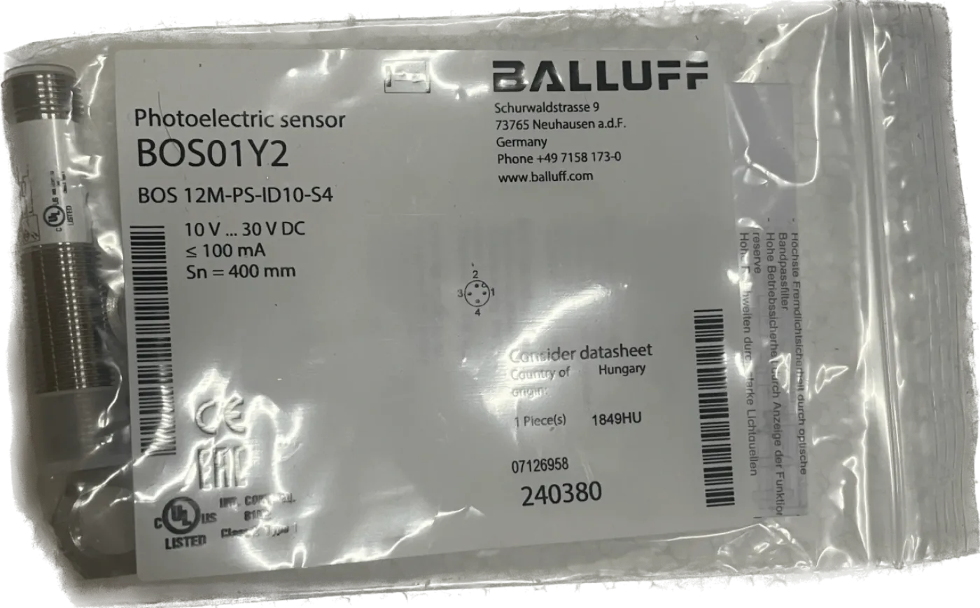 BALLUFF Lichttaster BOS 12M-PS-ID10-S4 - 2