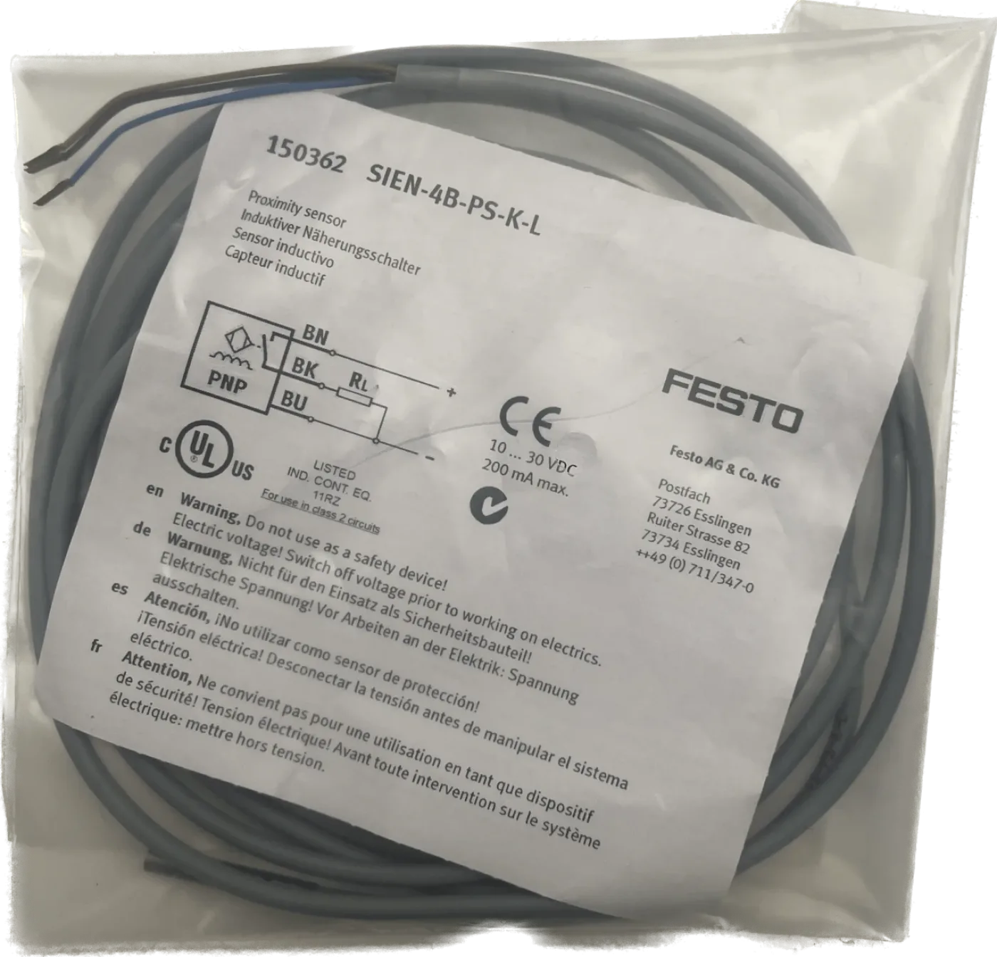 Festo Näherungsschalter SIEN-4B-PS-K-L - 1