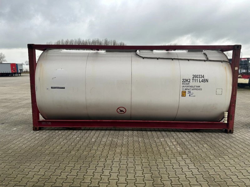FOOD 20FT ISO / 25.930L-1-COMP. / L4BN / UN Portable / T11 / 5Y – + CSC test: 04-2028