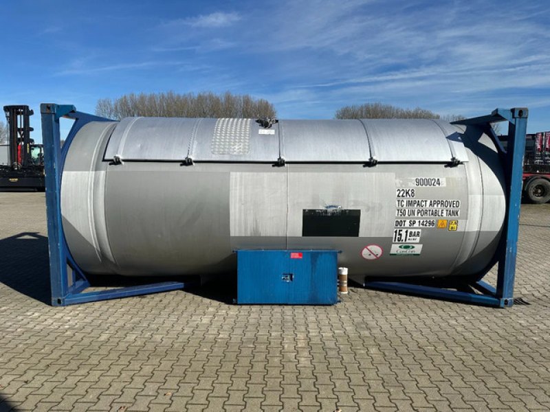 20FT ISO T50 Gastank / T50 / 25.000L / MAWP: 15,1 bar / 5Y- + CSC-inspection valid till 04-2028