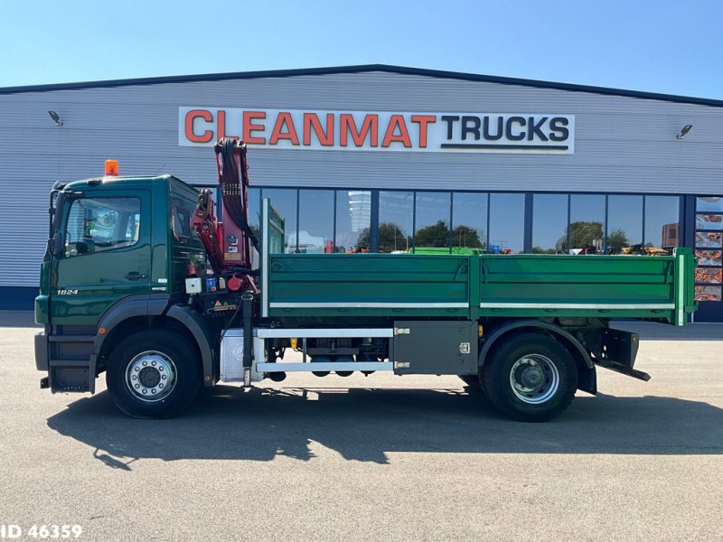 Mercedes-Benz Axor 1824 Manual Full steel HMF 12 Tonmeter laadkraan